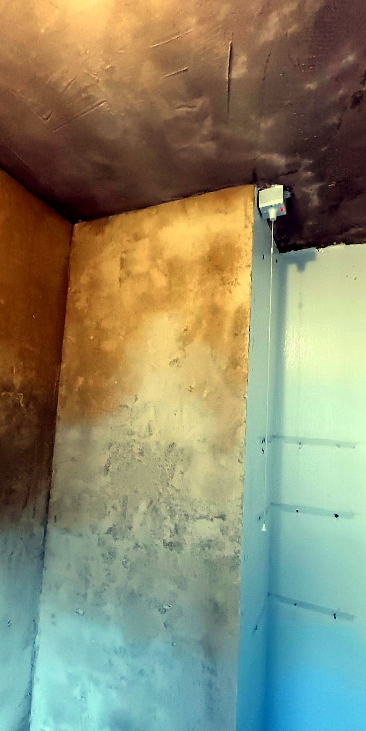 Kitchen walls back to plaster